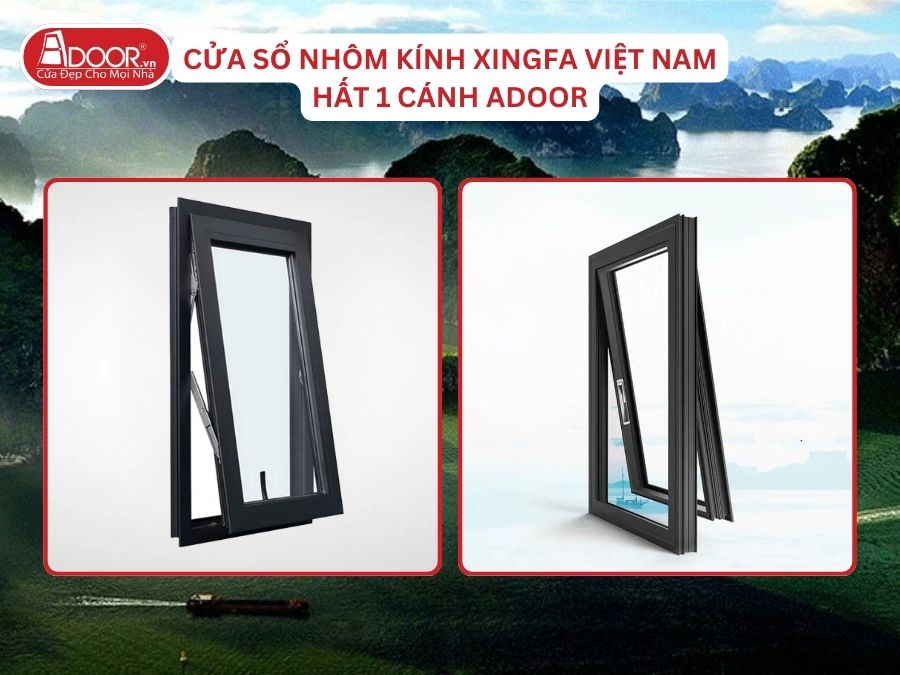 Cửa Sổ Mở Hất 1 Cánh Nhôm Kính Xingfa Tại Hạ Long Hệ Việt Nam Adoor Cửa Sổ Mở Hất 1 Cánh Nhôm Kính Xingfa Tại Hạ Long Hệ Việt Nam Adoor