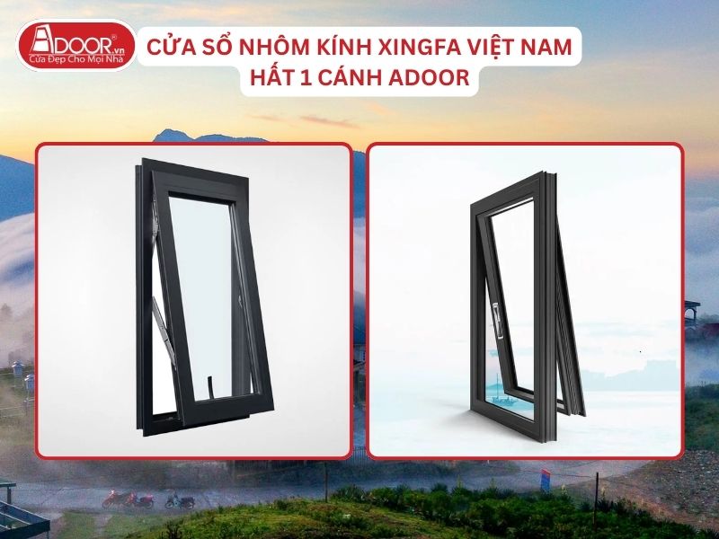 Cửa Sổ Mở Hất 1 Cánh Nhôm Kính Xingfa Tại Lạng Sơn Hệ Việt Nam Adoor Cửa Sổ Mở Hất 1 Cánh Nhôm Kính Xingfa Tại Lạng Sơn Hệ Việt Nam Adoor