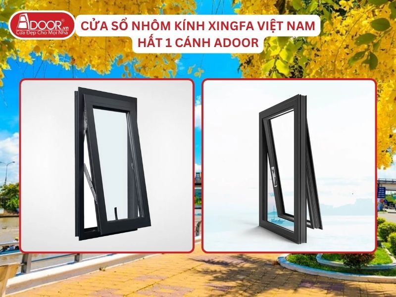 Cửa Sổ Mở Hất 1 Cánh Nhôm Kính Xingfa Tại Vị Thanh Hệ Việt Nam Adoor Cửa Sổ Mở Hất 1 Cánh Nhôm Kính Xingfa Tại Vị Thanh Hệ Việt Nam Adoor