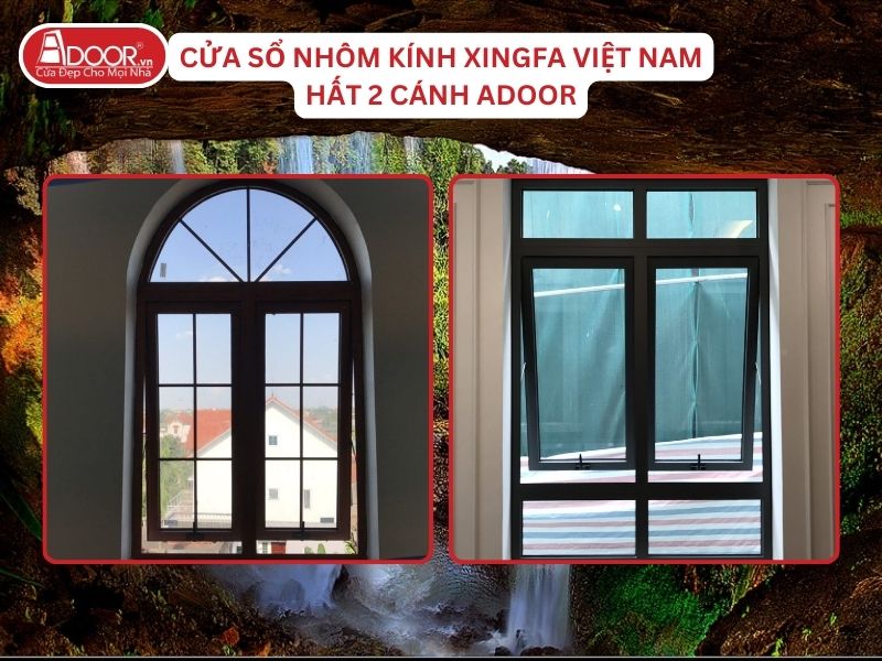 Cửa Sổ Mở Hất 2 Cánh Nhôm Kính Xingfa Tại Gia Nghĩa Hệ Việt Nam Adoor Cửa Sổ Mở Hất 2 Cánh Nhôm Kính Xingfa Tại Gia Nghĩa Hệ Việt Nam Adoor