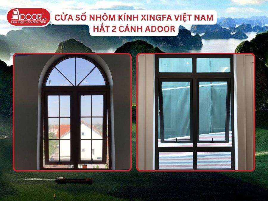 Cửa Sổ Mở Hất 2 Cánh Nhôm Kính Xingfa Tại Hạ Long Hệ Việt Nam Adoor Cửa Sổ Mở Hất 2 Cánh Nhôm Kính Xingfa Tại Hạ Long Hệ Việt Nam Adoor