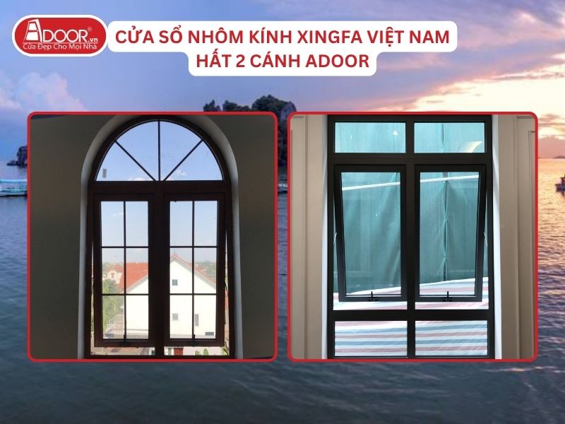 Cửa Sổ Mở Hất 2 Cánh Nhôm Kính Xingfa Tại Hà Tiên Hệ Việt Nam Adoor Cửa Sổ Mở Hất 2 Cánh Nhôm Kính Xingfa Tại Hà Tiên Hệ Việt Nam Adoor
