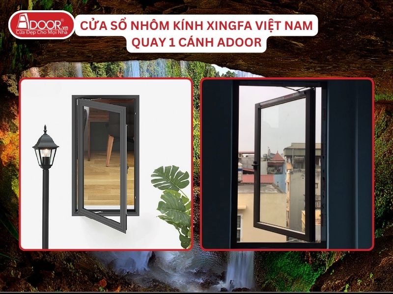 Cửa Sổ Mở Quay 1 Cánh Adoor Nhôm Kính Xingfa Tại Gia Nghĩa Hệ Việt Nam Adoor Cửa Sổ Mở Quay 1 Cánh Adoor Nhôm Kính Xingfa Tại Gia Nghĩa Hệ Việt Nam Adoor