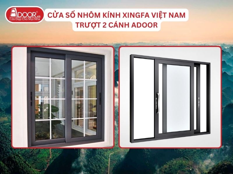 Cửa Sổ Mở Trượt 2 Cánh Nhôm Kính Xingfa Tại Cao Bằng Hệ Việt Nam Adoor Cửa Sổ Mở Trượt 2 Cánh Nhôm Kính Xingfa Tại Cao Bằng Hệ Việt Nam Adoor