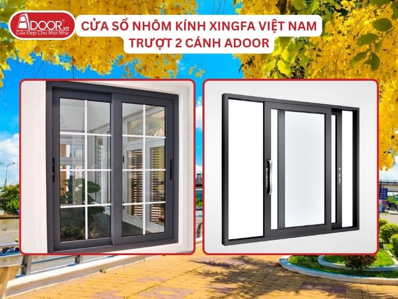 Cửa Sổ Mở Trượt 2 Cánh Nhôm Kính Xingfa Tại Vị Thanh Hệ Việt Nam Adoor Cửa Sổ Mở Trượt 2 Cánh Nhôm Kính Xingfa Tại Vị Thanh Hệ Việt Nam Adoor