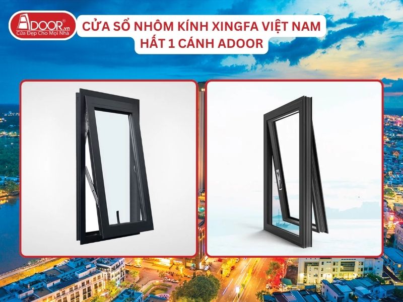 Cửa Sổ Hất 1 Cánh Adoor Nhôm Kính Xingfa Tại Cần Thơ Nhôm Việt Nam
