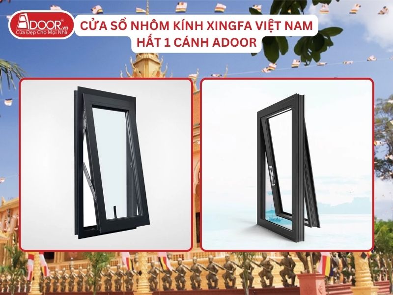 Cửa Sổ Mở Hất 1 Cánh Adoor Nhôm Kính Xingfa Tại Trà Vinh Nhôm Việt Nam Cửa Sổ Mở Hất 1 Cánh Adoor Nhôm Kính Xingfa Tại Trà Vinh Nhôm Việt Nam