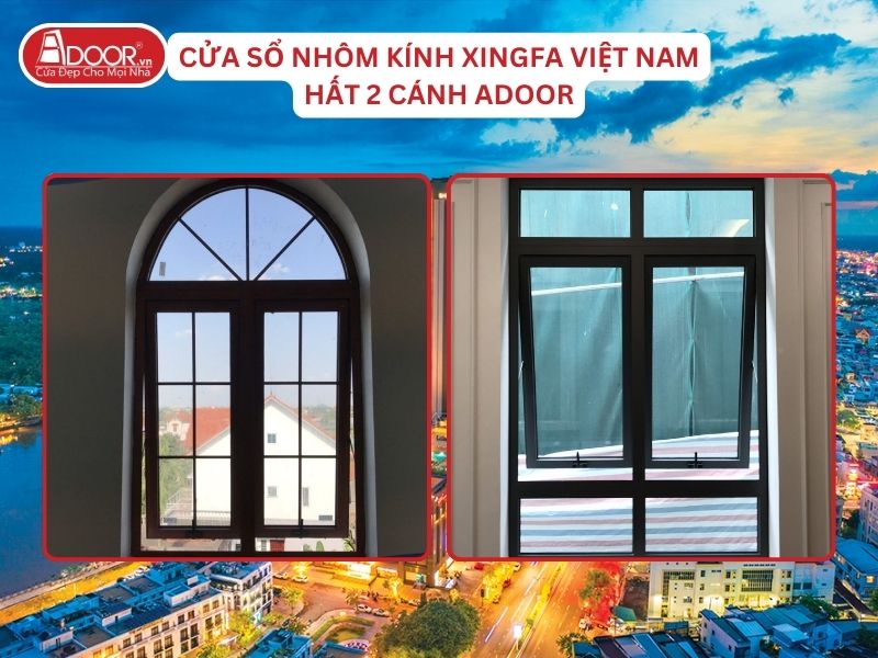Cửa Sổ Hất 2 Cánh Adoor Nhôm Kính Xingfa Tại Cần Thơ Nhôm Việt Nam 