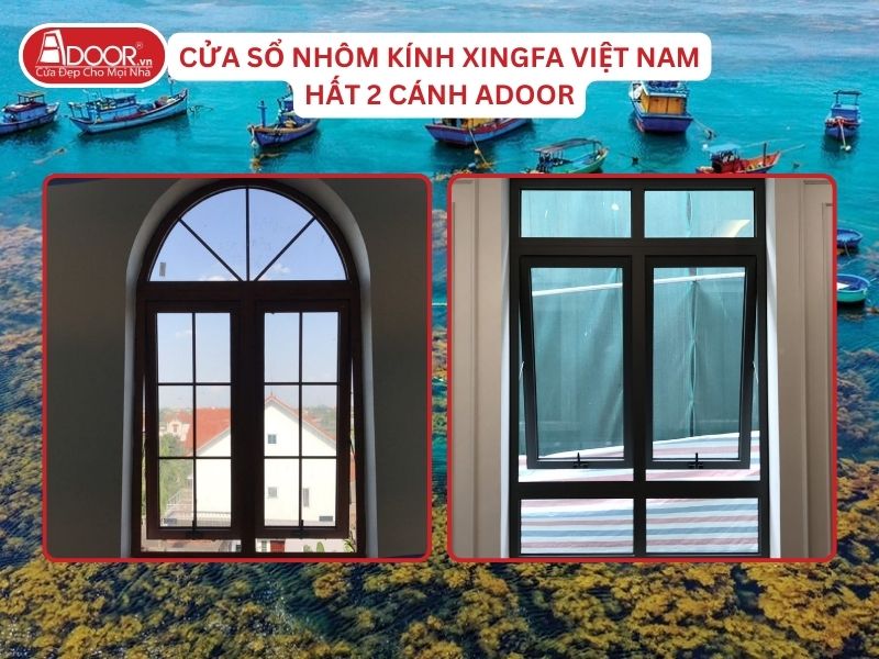 Cửa Sổ Mở Hất 2 Cánh Adoor Nhôm Kính Xingfa Tại Quy Nhơn Nhôm Việt Nam Cửa Sổ Mở Hất 2 Cánh Adoor Nhôm Kính Xingfa Tại Quy Nhơn Nhôm Việt Nam