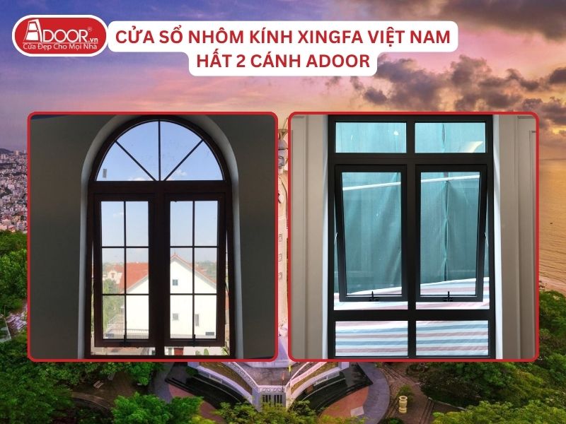 Cửa Sổ Mở Hất 2 Cánh Adoor Nhôm Kính Xingfa Tại Vũng Tàu Nhôm Việt Nam Cửa Sổ Mở Hất 2 Cánh Adoor Nhôm Kính Xingfa Tại Vũng Tàu Nhôm Việt Nam