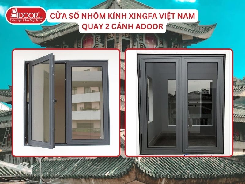 Cửa Sổ Mở Quay 2 Cánh Adoor Nhôm Kính Xingfa Tại Châu Đốc Nhôm Việt Nam Cửa Sổ Mở Quay 2 Cánh Adoor Nhôm Kính Xingfa Tại Châu Đốc Nhôm Việt Nam