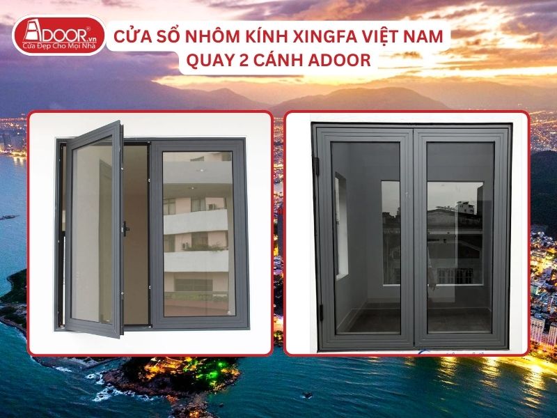 Cửa Sổ Mở Quay 2 Cánh Adoor Nhôm Kính Xingfa Việt Nam Tại Nha Trang Nhôm Việt Nam Cửa Sổ Mở Quay 2 Cánh Adoor Nhôm Kính Xingfa Việt Nam Tại Nha Trang Nhôm Việt Nam