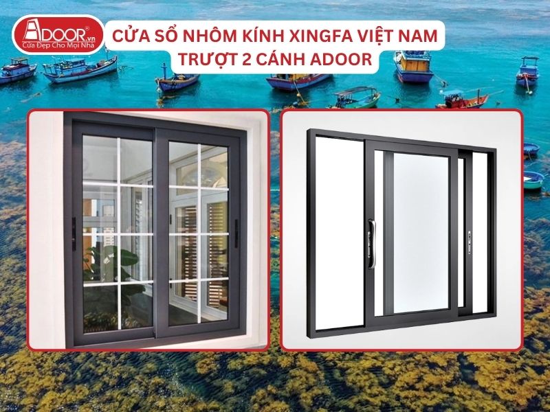 Cửa Sổ Mở Trượt 2 Cánh Adoor Nhôm Kính Xingfa Tại Quy Nhơn Nhôm Việt Nam Cửa Sổ Mở Trượt 2 Cánh Adoor Nhôm Kính Xingfa Tại Quy Nhơn Nhôm Việt Nam