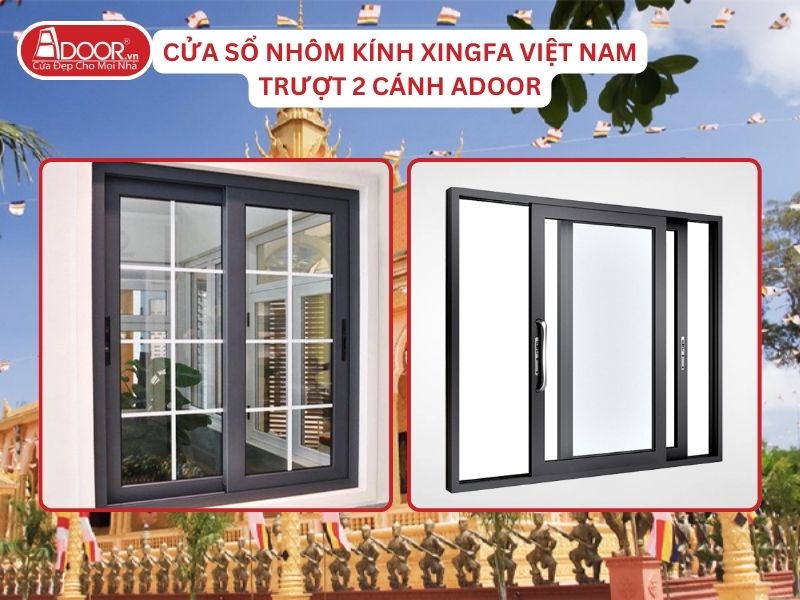 Cửa Sổ Mở Trượt 2 Cánh Adoor Nhôm Kính Xingfa Tại Trà Vinh Nhôm Việt Nam Cửa Sổ Mở Trượt 2 Cánh Adoor Nhôm Kính Xingfa Tại Trà Vinh Nhôm Việt Nam