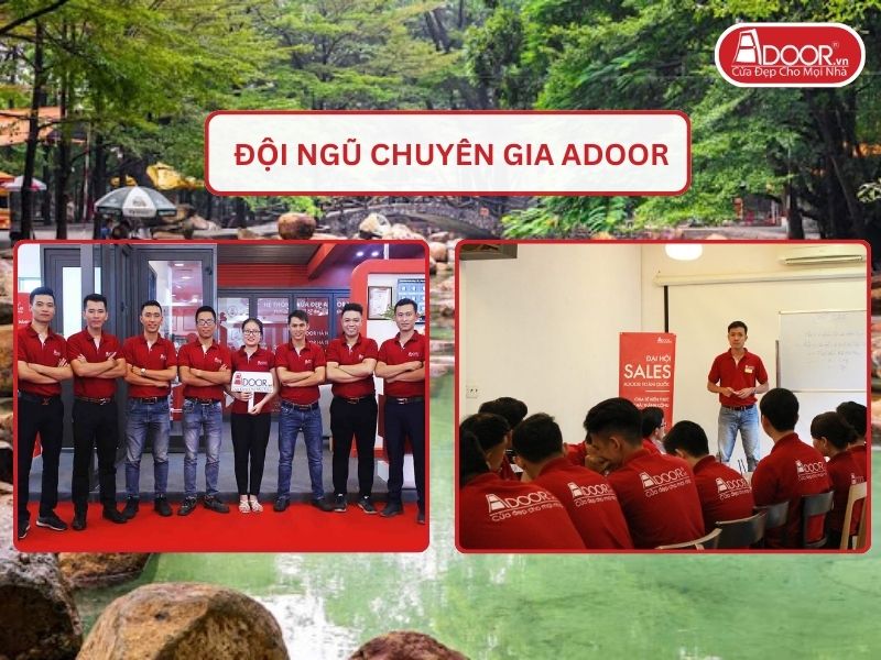 Đội ngũ Adoor chuyên nghiệp phục vụ khách hàng tại Biên Hòa