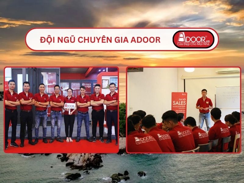 Đội ngũ Adoor chuyên nghiệp phục vụ khách hàng tại Bình Thuận