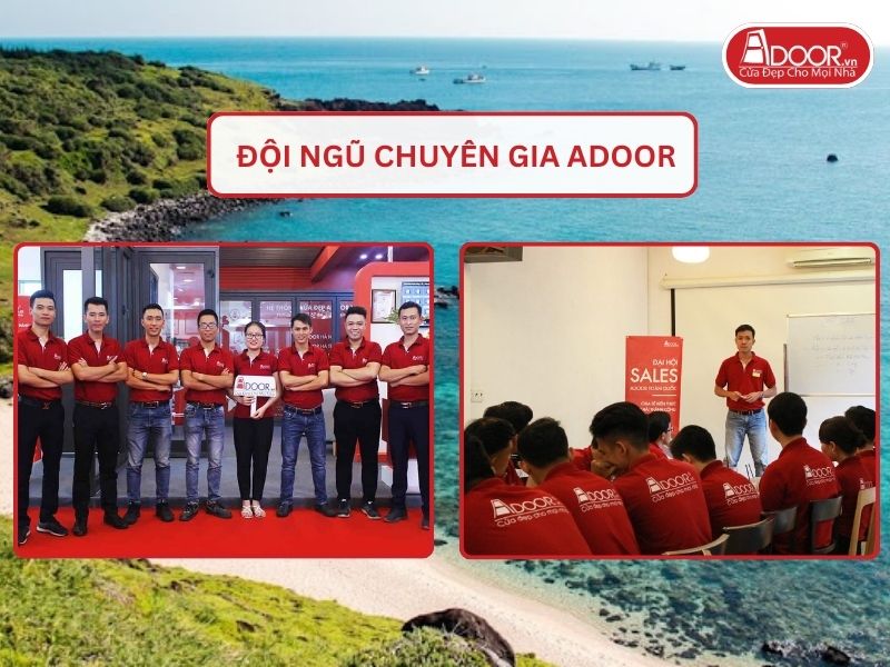 Đội ngũ Adoor chuyên nghiệp phục vụ khách hàng tại Bình Thuận