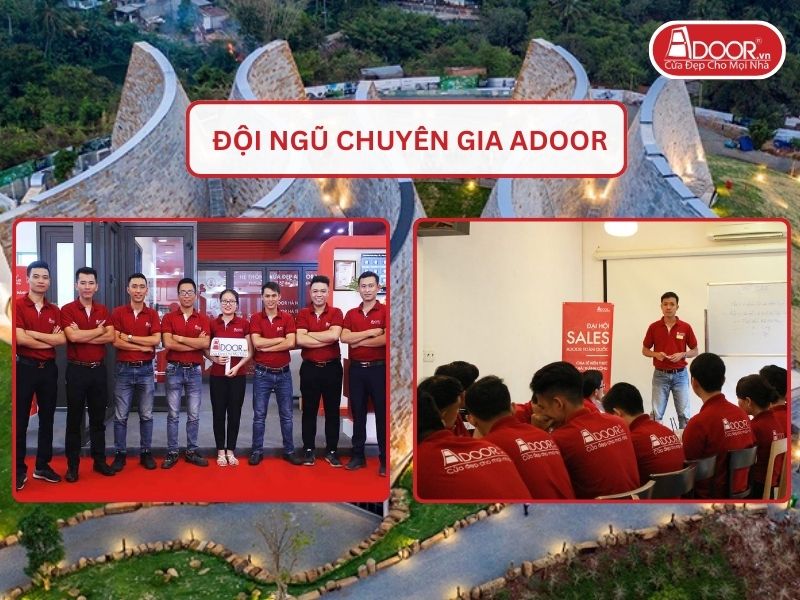 Đội ngũ Adoor chuyên nghiệp phục vụ khách hàng tại Buôn Ma Thuột