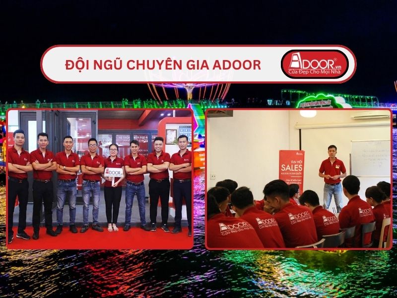 Đội ngũ Adoor chuyên nghiệp phục vụ khách hàng tại Cần Thơ