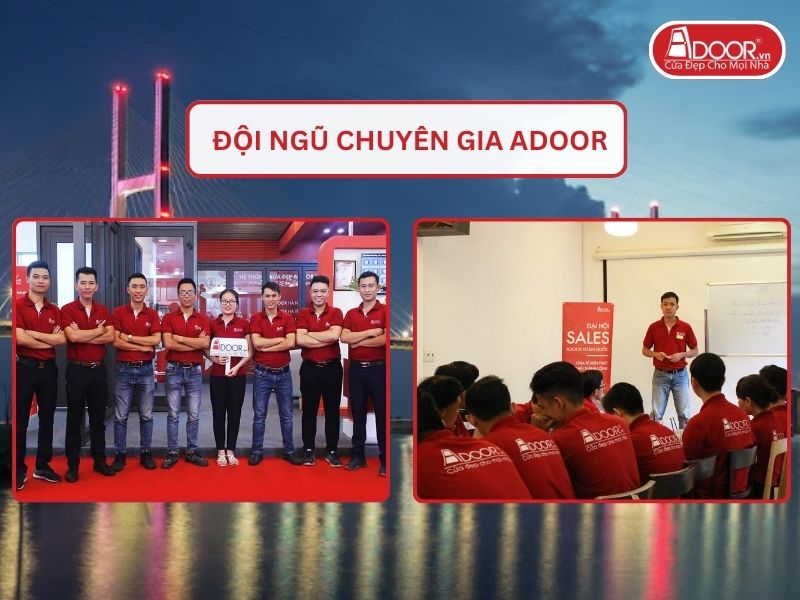 Đội ngũ Adoor chuyên nghiệp phục vụ khách hàng tại Cao Lãnh