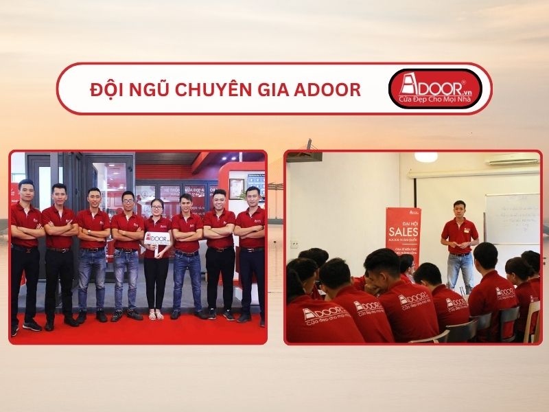 Đội ngũ Adoor chuyên nghiệp phục vụ khách hàng tại Đà Nẵng