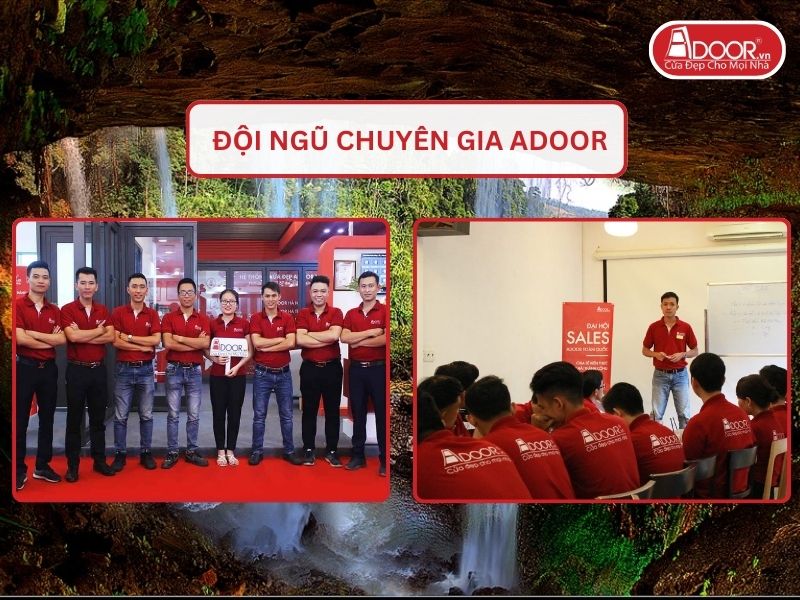 Đội ngũ Adoor chuyên nghiệp phục vụ khách hàng tại Gia Nghĩa