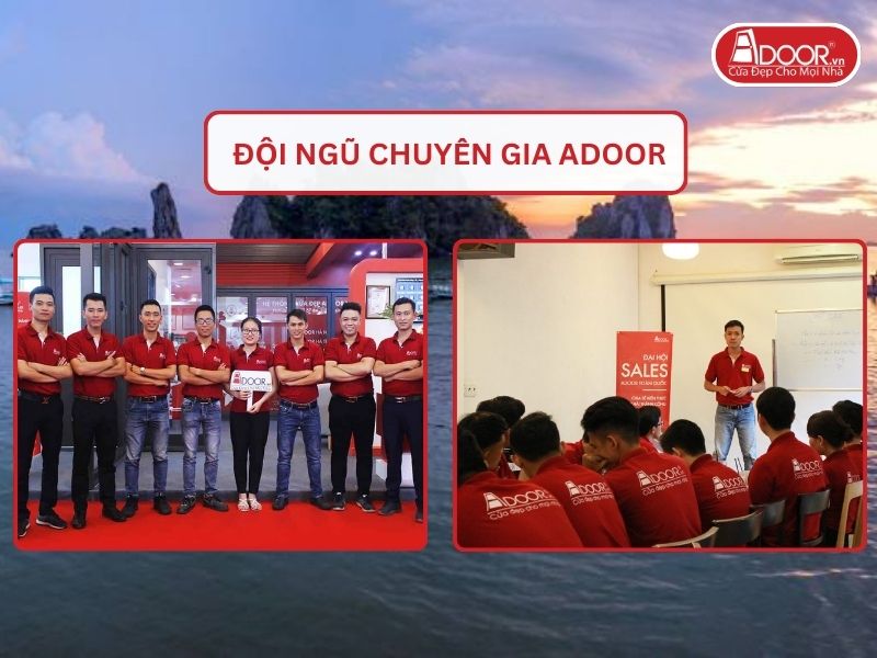 Đội ngũ Adoor chuyên nghiệp phục vụ khách hàng tại Hà Tiên