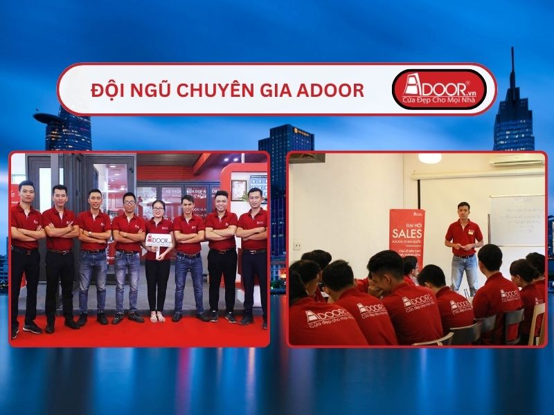 Đội ngũ Adoor chuyên nghiệp phục vụ khách hàng tại Hồ Chí Minh