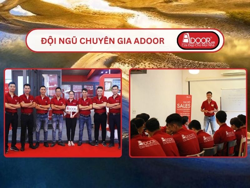 Đội ngũ Adoor chuyên nghiệp phục vụ khách hàng tại Huế