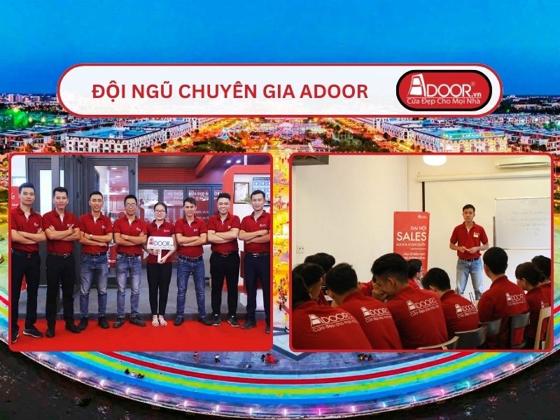 Đội ngũ Adoor chuyên nghiệp phục vụ khách hàng tại Kiên Giang