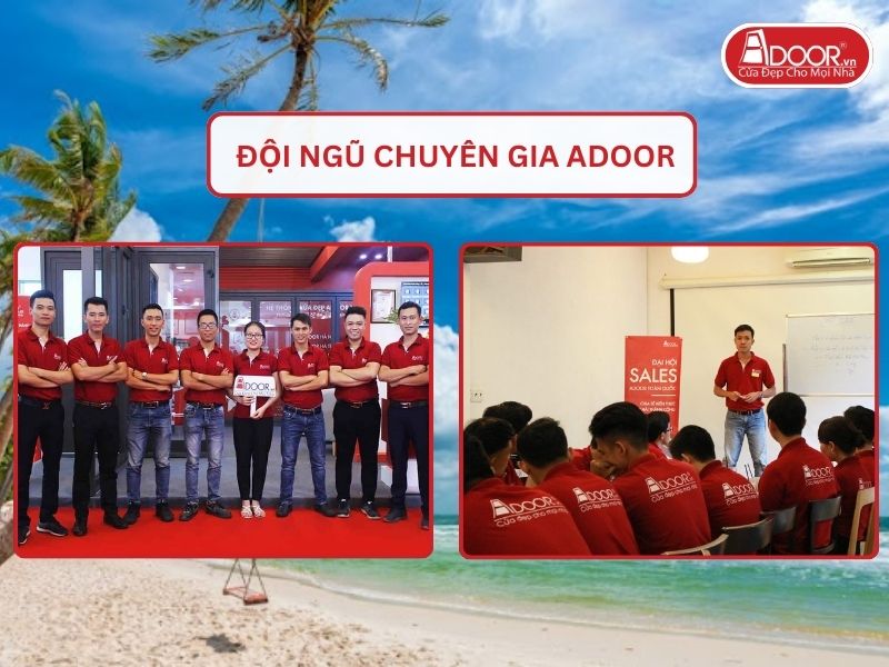Đội ngũ Adoor chuyên nghiệp phục vụ khách hàng tại Kiên Giang