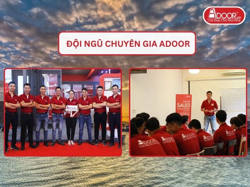 Đội ngũ Adoor chuyên nghiệp phục vụ khách hàng tại Ninh Thuận