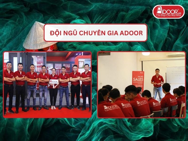 Đội ngũ Adoor chuyên nghiệp phục vụ khách hàng tại Phan Rang