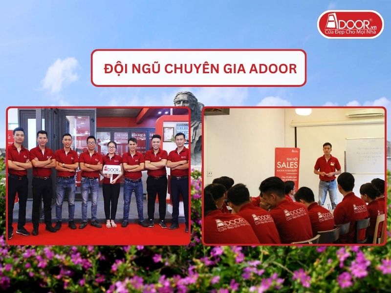 Đội ngũ Adoor chuyên nghiệp phục vụ khách hàng tại Quảng Nam