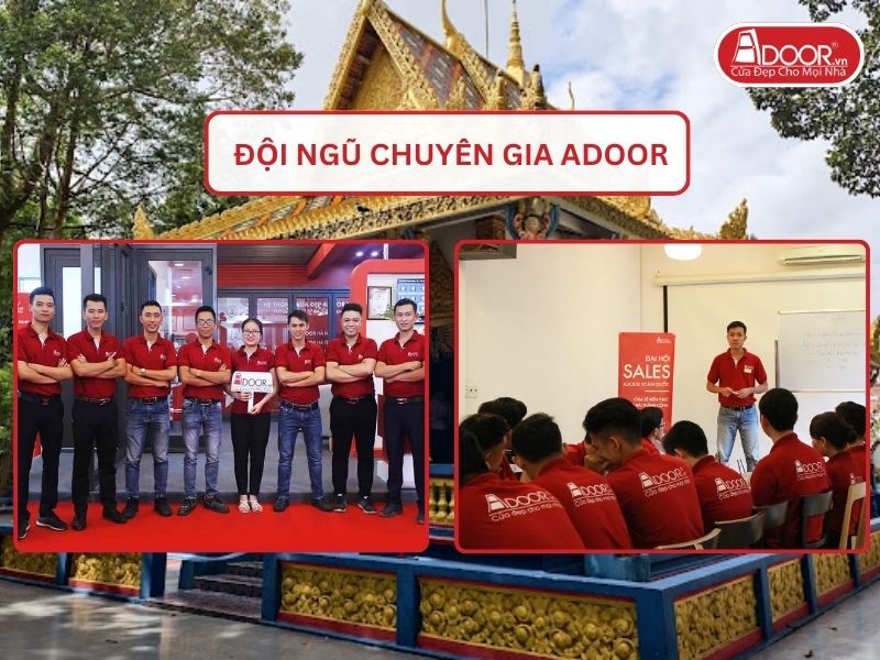 Đội ngũ Adoor chuyên nghiệp phục vụ khách hàng tại Sóc Trăng
