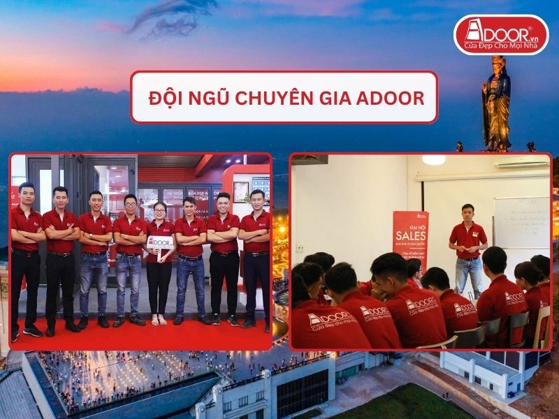 Đội ngũ Adoor chuyên nghiệp phục vụ khách hàng tại Tây Ninh