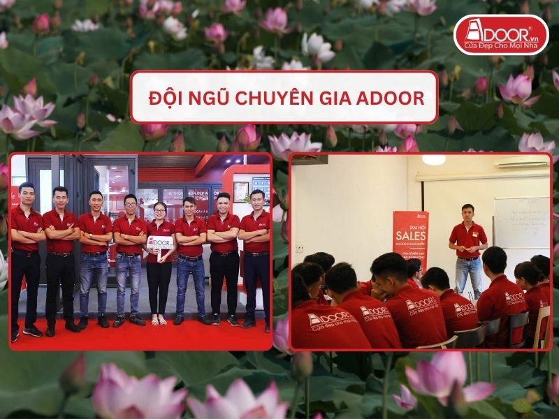 Đội ngũ Adoor chuyên nghiệp phục vụ khách hàng tại Thái Bình