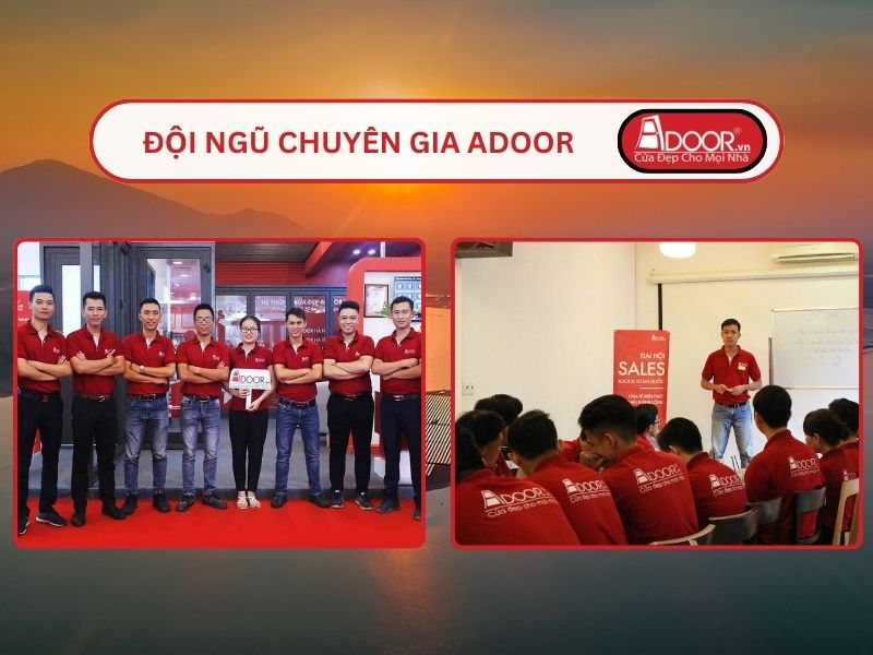 Đội ngũ Adoor chuyên nghiệp phục vụ khách hàng tại Thủ Dầu Một