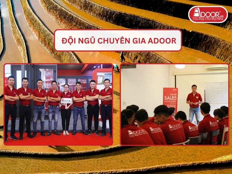 Đội ngũ Adoor chuyên nghiệp phục vụ khách hàng tại Yên Bái