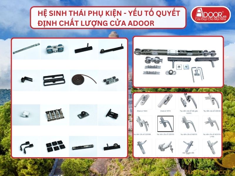 Hệ Sinh Thái Phụ Kiện - Yếu Tố Quyết Định Chất Lượng Cửa Adoor Tại Bắc Ninh