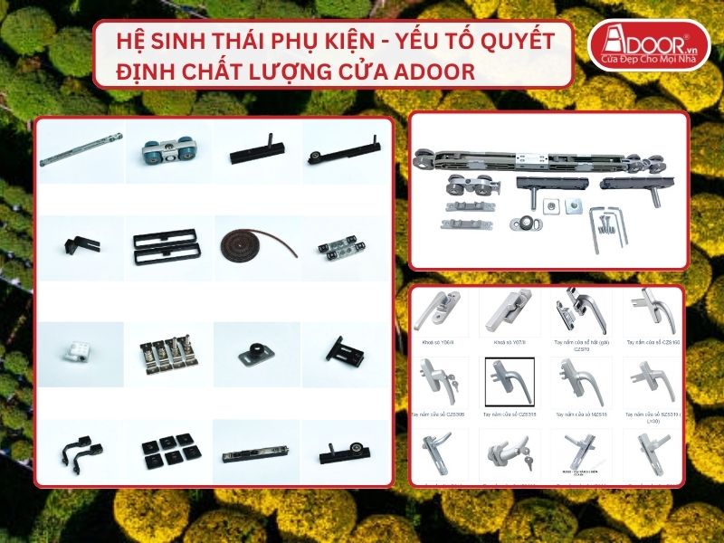 Hệ Sinh Thái Phụ Kiện - Yếu Tố Quyết Định Chất Lượng Cửa Adoor Tại Bến Tre