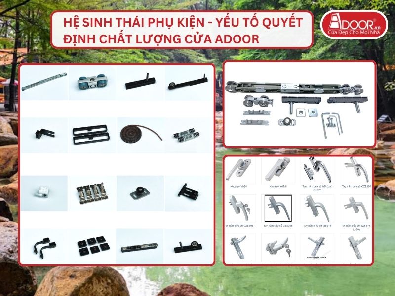 Hệ Sinh Thái Phụ Kiện - Yếu Tố Quyết Định Chất Lượng Cửa Adoor Tại Biên Hòa