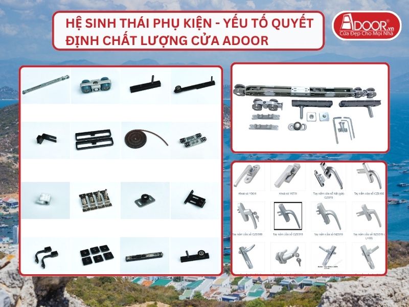 Hệ Sinh Thái Phụ Kiện - Yếu Tố Quyết Định Chất Lượng Cửa Adoor Tại Cam Ranh