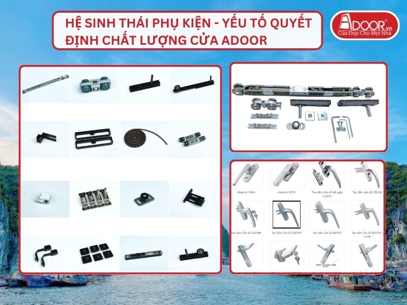Hệ Sinh Thái Phụ Kiện - Yếu Tố Quyết Định Chất Lượng Cửa Adoor Tại Cần Thơ