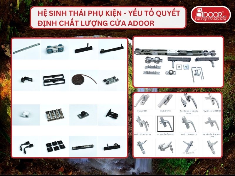 Hệ Sinh Thái Phụ Kiện - Yếu Tố Quyết Định Chất Lượng Cửa Adoor Tại Gia Nghĩa
