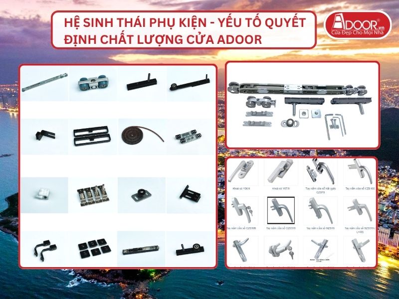 Hệ Sinh Thái Phụ Kiện - Yếu Tố Quyết Định Chất Lượng Cửa Adoor Tại Nha Trang