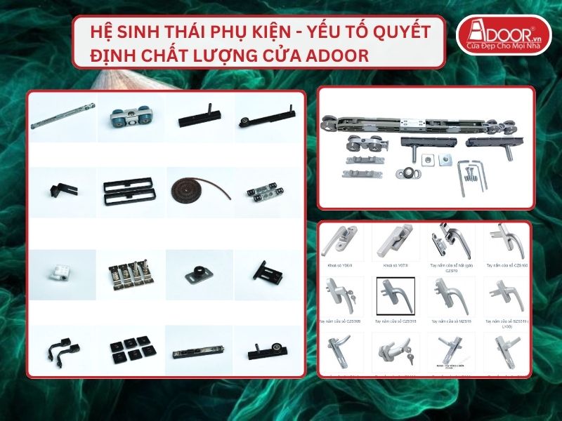 Hệ Sinh Thái Phụ Kiện - Yếu Tố Quyết Định Chất Lượng Cửa Adoor Tại Phan Rang