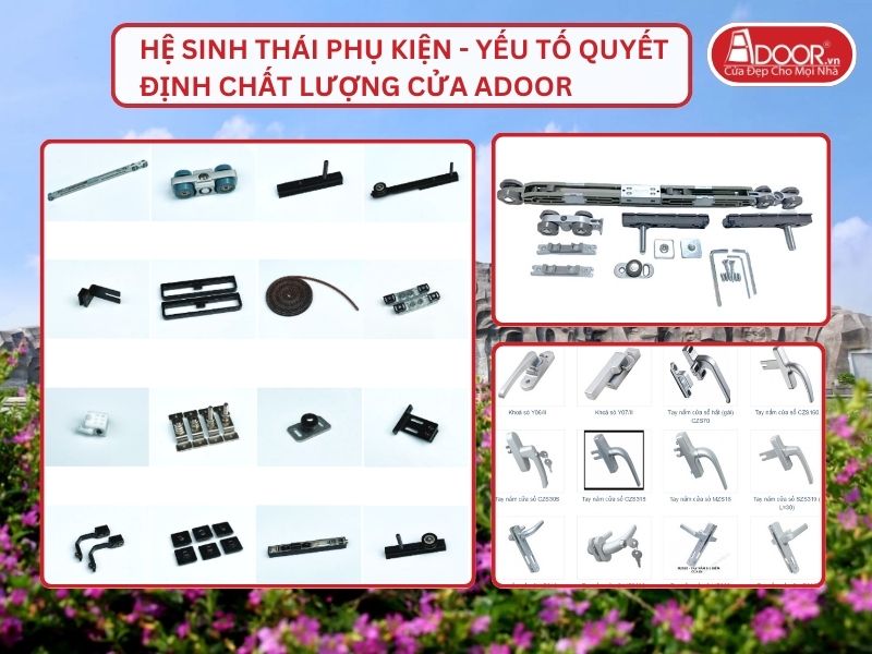 Hệ Sinh Thái Phụ Kiện - Yếu Tố Quyết Định Chất Lượng Cửa Adoor Tại Quảng Nam
