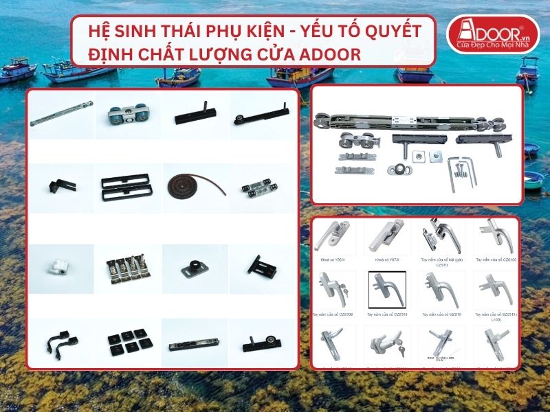Hệ Sinh Thái Phụ Kiện - Yếu Tố Quyết Định Chất Lượng Cửa Adoor Tại Quy Nhơn