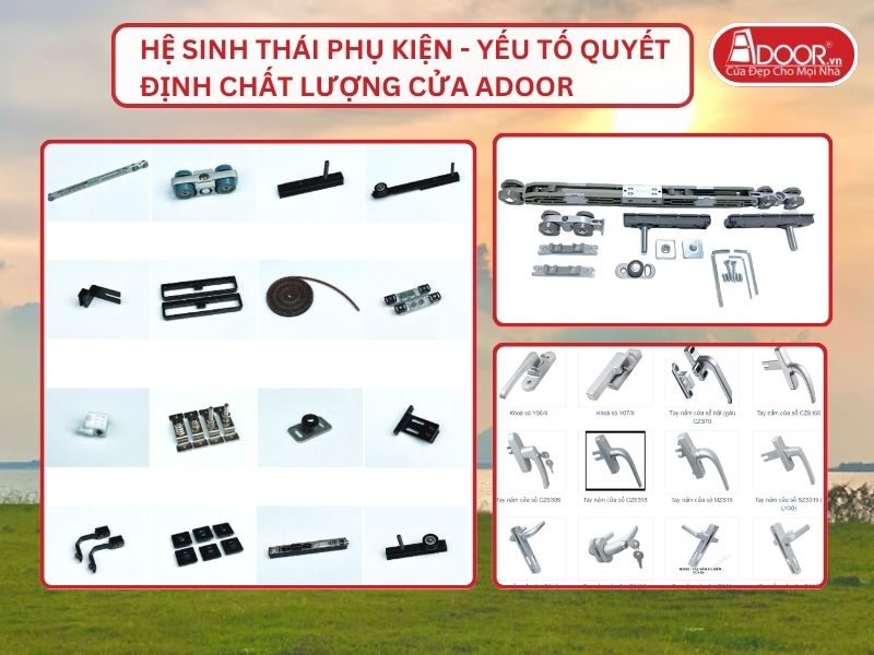 Hệ Sinh Thái Phụ Kiện - Yếu Tố Quyết Định Chất Lượng Cửa Adoor Tại Tân Uyên